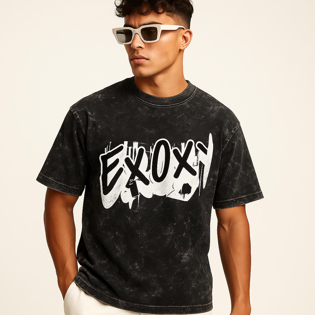 Acid Washed Oversized Tee